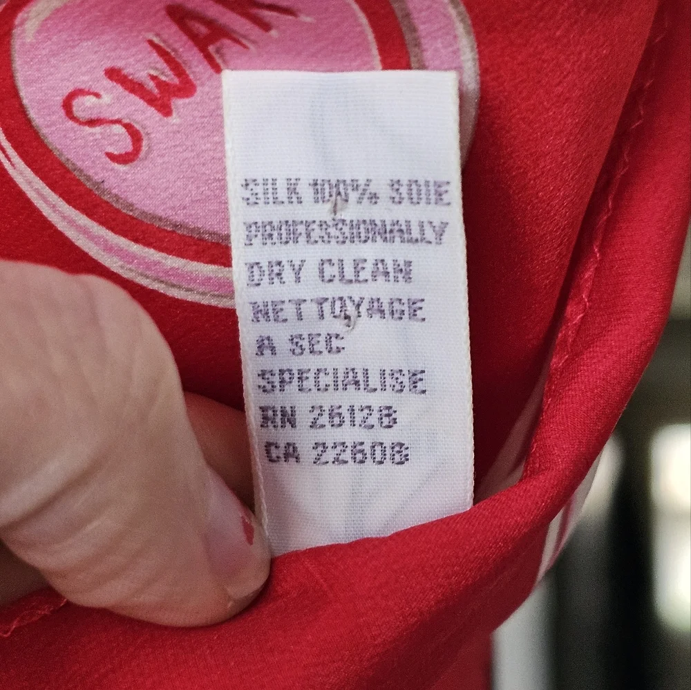 Valentine's Day Candy Hearts Silk Scarf - Picture 4 of 4